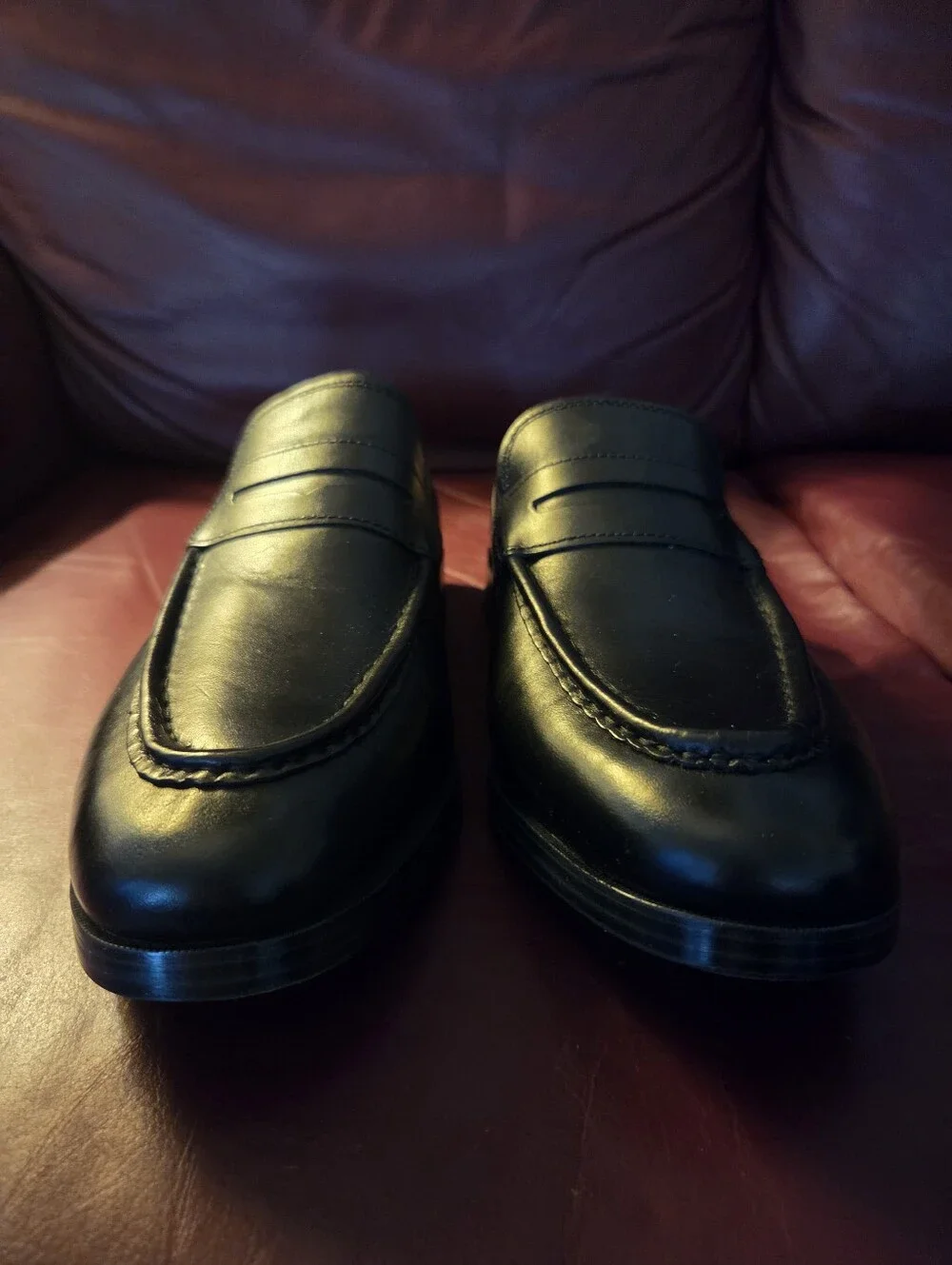 Cole Haan Jefferson Grand OS Penny Loafer Mens 10 New Black Color Designer Dress